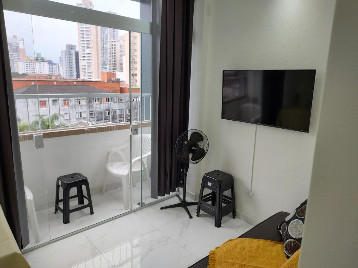 Apartamento Na Praia Do Gonzaga Santos  Buitenkant foto